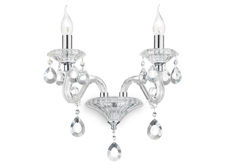 NEGRESCO AP2 TRASPARENTE 141046 kryształowy kinkiet Ideal Lux.jpg