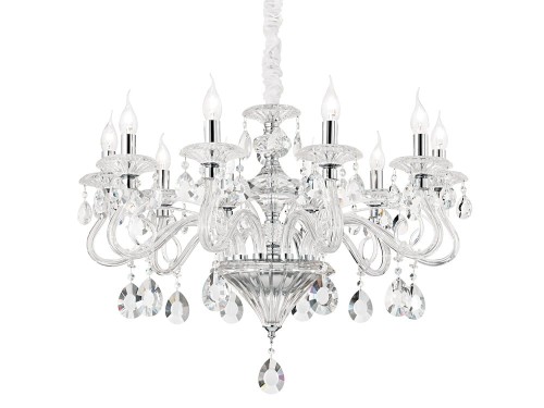 NEGRESCO SP10 TRASPARENTE 141060 kryształowa lampa żyrandol Ideal Lux.jpg