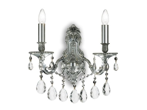 GIOCONDA AP2 044910 ARGENTO kryształowy kinkiet Ideal Lux.jpg