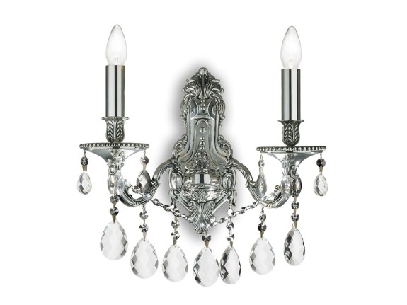 GIOCONDA AP2 044910 ARGENTO kryształowy kinkiet Ideal Lux.jpg