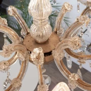 Żyrandol włoski 8 ramion do renowacji