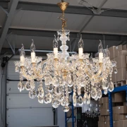 Wenecki żyrandol kryształowy 8 ramion n943